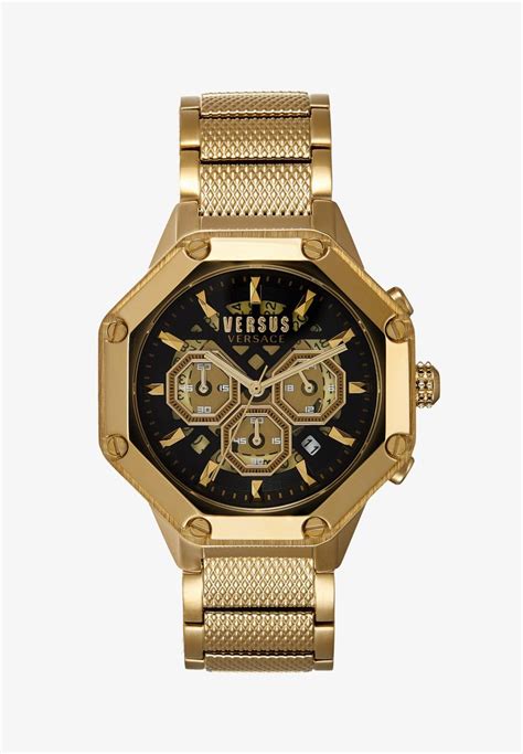 versus versace kowloon park goudkleurig|versus versace horloges.